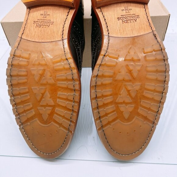 Allen Edmonds McTavish Wingtip Oxford Dress Shoes Mens US 11 EEE Chocolate Brown - Picture 10 of 12